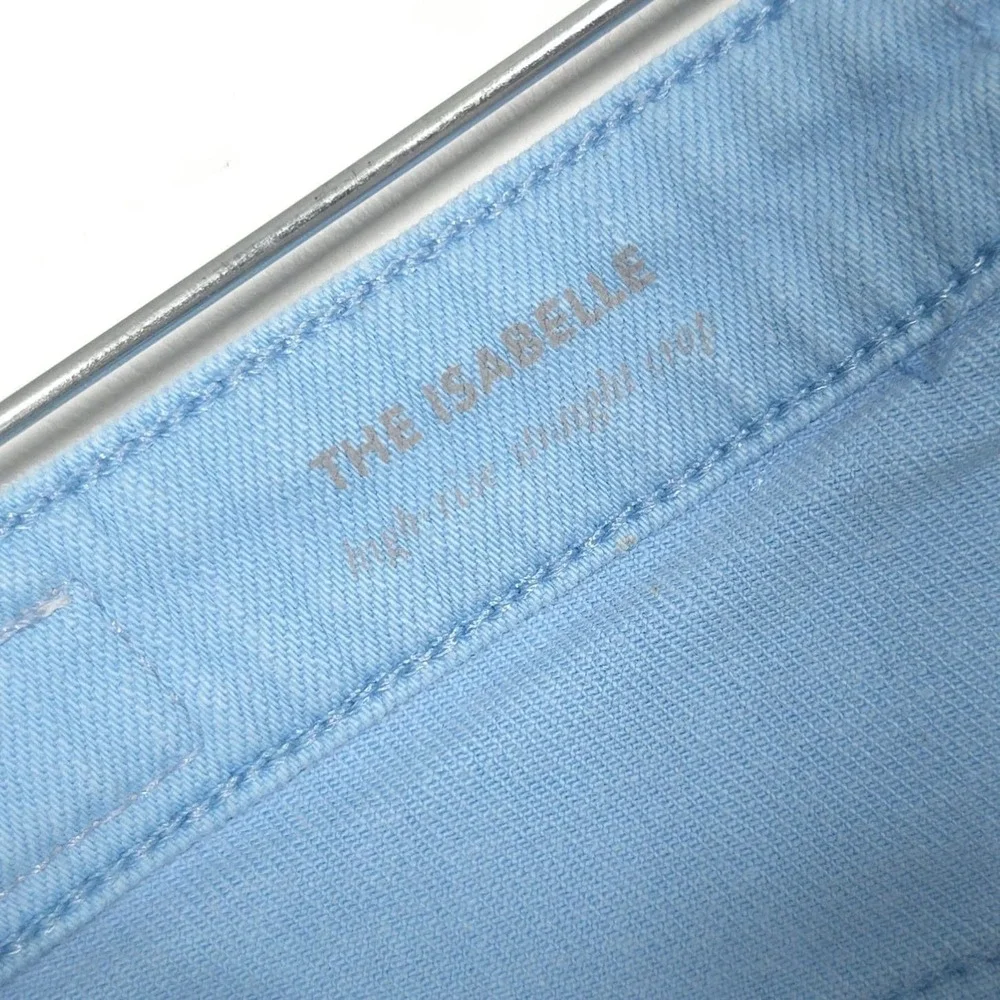 AG ADRIANO GOLDSCHMIED Women's Jeans 27R THE‎ ISABELLE HIGH RISE STRAIGHT Blue